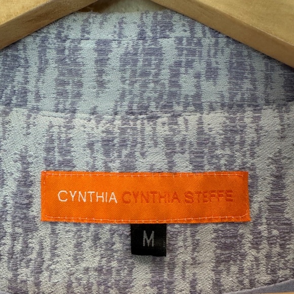 Cynthia Steffe Textured Long Coat Womens M Pockets Lined Silk Blend Business - Picture 3 of 16